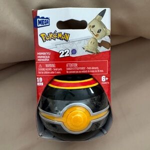 Mega Pokémon Mimikyu Toy with Yellow and Black Design